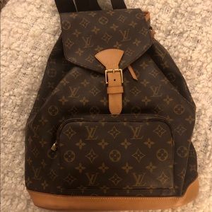 LOUIS VUITTON Monogram Montsouris GM Backpack